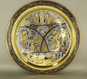 Handmade Golden Plate – "قرص الفرعون" (Qurs al-Fara‘on) – "Disk of the Pharaoh"