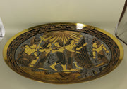 Handmade Plate – "عالم الأساطير" (A‘lam al-Asatir) – "World of Myths"