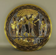Handmade Plate – "عالم الأساطير" (A‘lam al-Asatir) – "World of Myths"