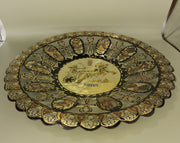Handmade Golden Plate – "مقاتلو مصر" (Muqatilū Misr) – "Warriors of Egypt"