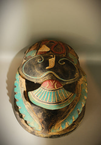 Royal Egyptian Artifact – "جعران" (Jaʿrān) – "Scarab" (pharaonic schist)