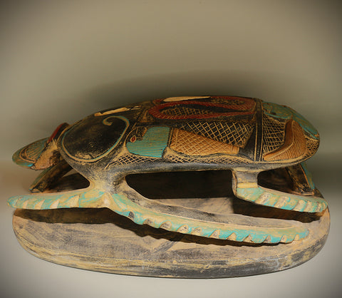 Royal Egyptian Artifact – "جعران" (Jaʿrān) – "Scarab" (pharaonic schist)