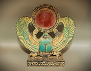 Royal Egyptian Artifact – "جعران مجنح" (Jaʿrān Majnīḥ) – "Winged Scarab" (pharaonic schist)