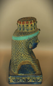 Royal Egyptian Artifact – "كليوباترا" (Klyōpātrā) – "Cleopatra" (blue pharaonic schist)