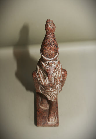 Royal Egyptian Artifact – "حورس" (Ḥūrūs) – "Horus" (light granite)