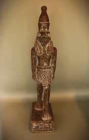 Royal Egyptian Artifact – "حورس" (Ḥūrūs) – "Horus" (light granite)