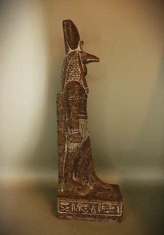Royal Egyptian Artifact – "أنوبيس" (Anūbīs) – "Anubis" (granite)