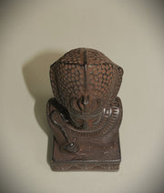 Royal Egyptian Artifact – "رمسيس" (Ramsīs) – "Ramses" (basalt head)