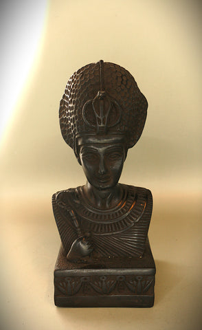 Royal Egyptian Artifact – "رمسيس" (Ramsīs) – "Ramses" (basalt head)