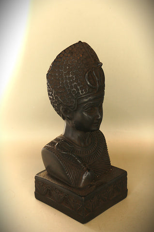 Royal Egyptian Artifact – "رمسيس" (Ramsīs) – "Ramses" (basalt head)