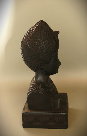 Royal Egyptian Artifact – "رمسيس" (Ramsīs) – "Ramses" (basalt head)