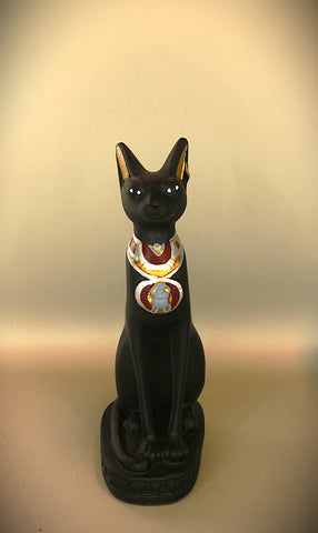 Royal Egyptian Artifact – "القط الأسود" (Al-Quṭṭ al-Aswad) – "Black Egyptian Cat"