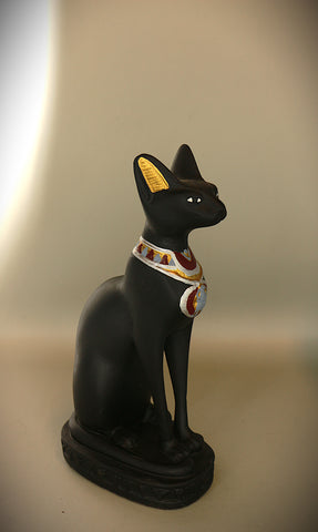 Royal Egyptian Artifact – "القط الأسود" (Al-Quṭṭ al-Aswad) – "Black Egyptian Cat"