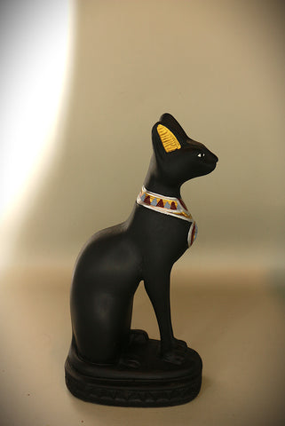 Royal Egyptian Artifact – "القط الأسود" (Al-Quṭṭ al-Aswad) – "Black Egyptian Cat"