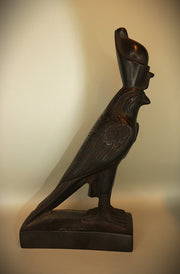 Royal Egyptian Artifact – "حورس" (Ḥūrūs) – "Horus"  (pharaonic basalt)