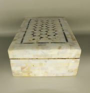 mother of pearl box  "الدر المضيء" (Al-Durr al-Mudhi) – "Shining Pearl"