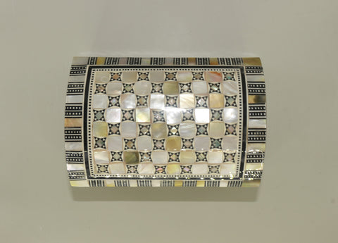 mother of pearl box  "جوهرة الفجر" (Jawharat al-Fajr) – "Jewel of the Dawn"