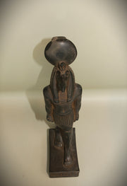 Royal Egyptian Artifact – "أنوبيس" (Anūbīs) – "Anubis" (Standing Figure) (pharaonic basalt)
