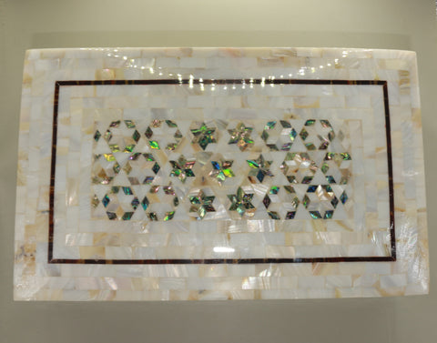 mother of pearl box  "سر النور" (Sirr al-Noor) – "Secret of Light"