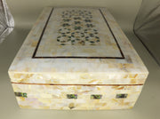 mother of pearl box  "سر النور" (Sirr al-Noor) – "Secret of Light"