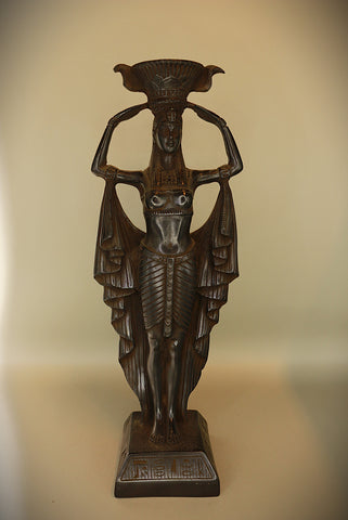Royal Egyptian Artifact – "إيزيس" (Īzīs) – "Isis" (pharaonic basalt)